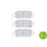 Juego de pastillas de freno PREMIER