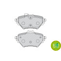 Juego de 4 pastillas de freno FERODO FDB4680