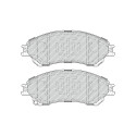 Juego de 4 pastillas de freno FERODO FDB4884
