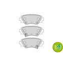 Juego de 4 pastillas de freno FERODO FDB4700