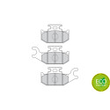 Juego de 4 pastillas de freno FERODO FDB4614