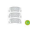 Juego de pastillas de freno PREMIER