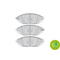 Juego de 4 pastillas de freno FERODO FDB4669