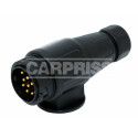 Conector enchufe remolque 13 polos ABS