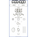 Juego completo de juntas, motor MULTILAYER STEEL