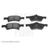 Juego de 4 pastillas de freno BLUEPRINT ADA104265BLU
