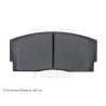 Juego de 4 pastillas de freno BLUEPRINT ADD64207