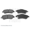 Juego de 4 pastillas de freno BLUEPRINT ADH24275BLU