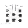 Kit de accesorios, pastillas de frenos