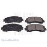 Juego de 4 pastillas de freno BLUEPRINT ADN142178BLU