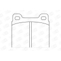 Juego de pastillas de freno CHAMPION 571279CH