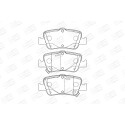 Juego de pastillas de freno CHAMPION 572601CH