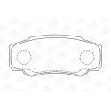 Juego de pastillas de freno CHAMPION 573115CH