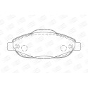 Juego de pastillas de freno CHAMPION 573241CH