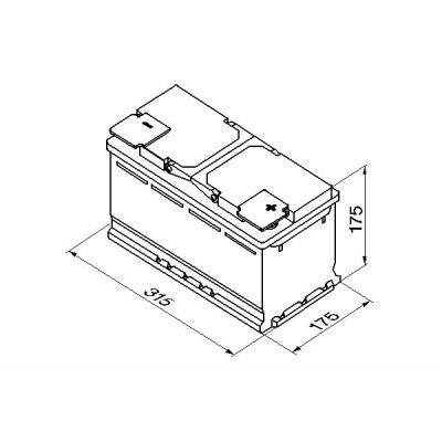 Batería S4 010 80Ah