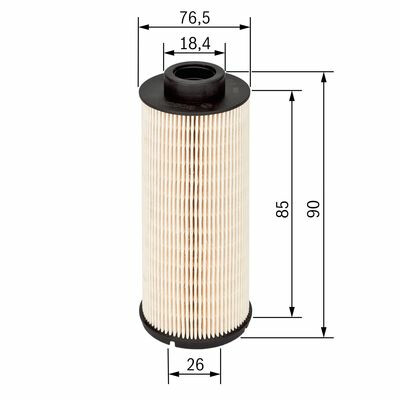 Filtro combustible BOSCH 1 457 431 704