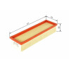 Filtro de aire BOSCH 1 457 433 260