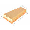 Filtro de aire BOSCH 1 457 433 543