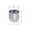 Filtro combustible BOSCH 1 457 434 443