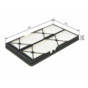 Filtro, aire habitáculo BOSCH 1 987 432 044