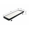 Filtro, aire habitáculo BOSCH 1 987 432 100