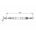 Cable de accionamiento, freno de estacionamiento