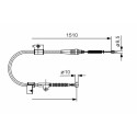 Cable de accionamiento, freno de estacionamiento