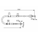 Cable de accionamiento, freno de estacionamiento