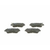 Juego de 4 pastillas de freno BOSCH 0 986 494 691