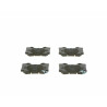 Juego de 4 pastillas de freno BOSCH 0 986 494 863