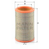 Filtro de aire MANN-FILTER C 1387