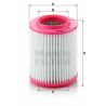 Filtro de aire MANN-FILTER C 1652
