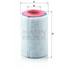 Filtro de aire MANN-FILTER C 17 237/1