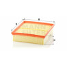 Filtro de aire MANN-FILTER C 22 020