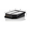 Filtro de aire MANN-FILTER C 2330