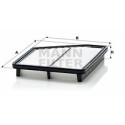 Filtro de aire MANN-FILTER C 2421