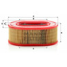 Filtro de aire MANN-FILTER C 25 124