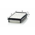 Filtro de aire MANN-FILTER C 2537/2