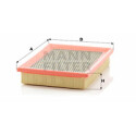 Filtro de aire MANN-FILTER C 2571
