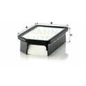 Filtro de aire MANN-FILTER C 26 014