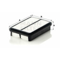 Filtro de aire MANN-FILTER C 26 015