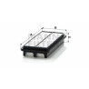Filtro de aire MANN-FILTER C 2617