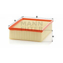 Filtro de aire MANN-FILTER C 26 206/1