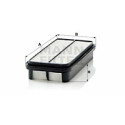 Filtro de aire MANN-FILTER C 2736/1