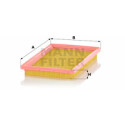 Filtro de aire MANN-FILTER C 2742