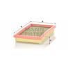 Filtro de aire MANN-FILTER C 2966
