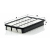 Filtro de aire MANN-FILTER C 31 126