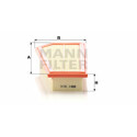 Filtro de aire MANN-FILTER C 3210