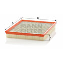 Filtro de aire MANN-FILTER C 32 154/1