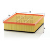 Filtro de aire MANN-FILTER C 32 338/1